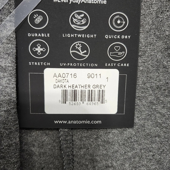 Anatomie women's open front cardigan size 1(S/M) dakota dark heather gray - Picture 5 of 10